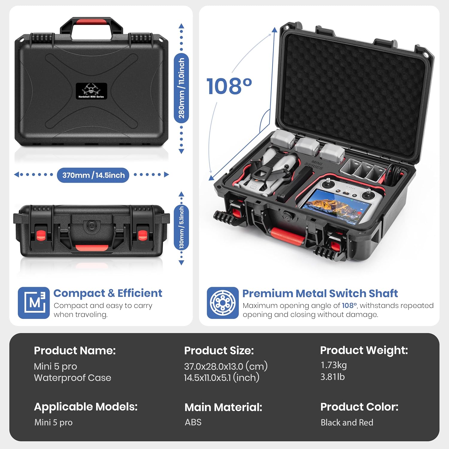 STARTRC DJI Mini 5 Pro Hardcase-4
