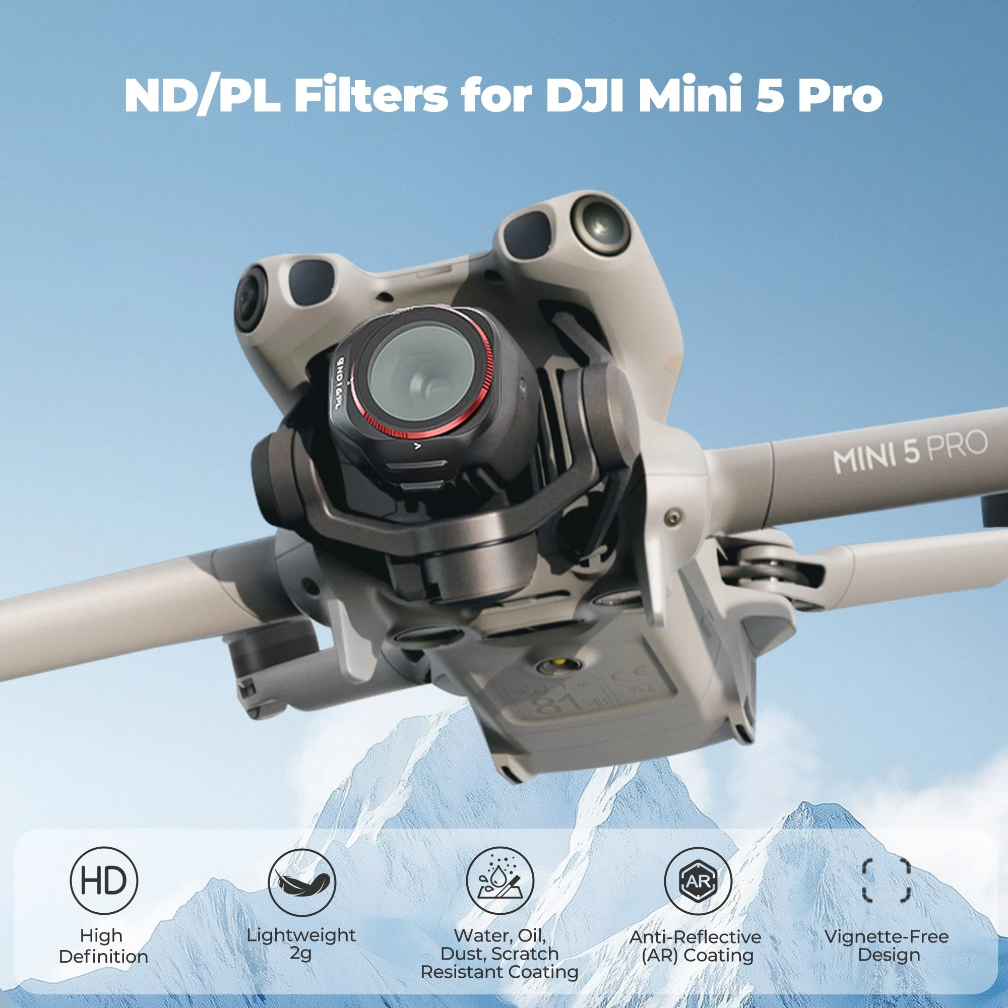 Freewell DJI Mini 5 Pro Filters Bright Day 6 Pack-5