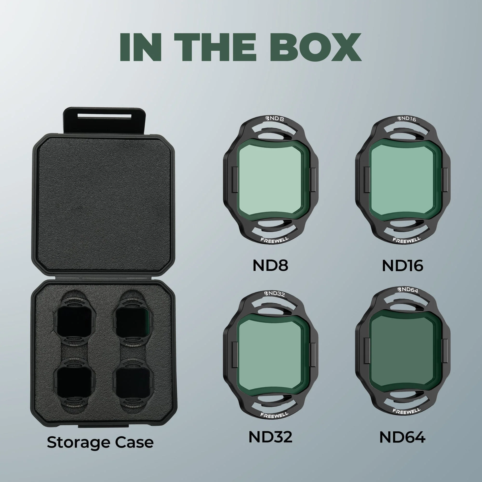 Freewell DJI O4 Air Unit Pro Filters Standard Day 4 Pack-5