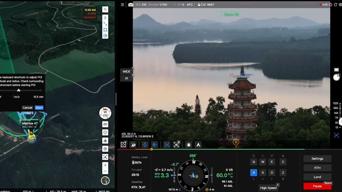 DJI Matrice 4 E DJI Terra Overview drone
