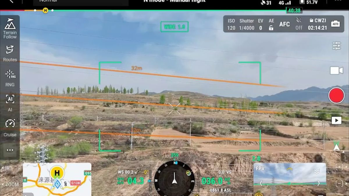 DJI Matrice 400 Drone Only Obstacle Avoidance