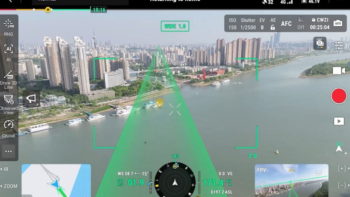 DJI Matrice 400 Returning to Home Automation drone