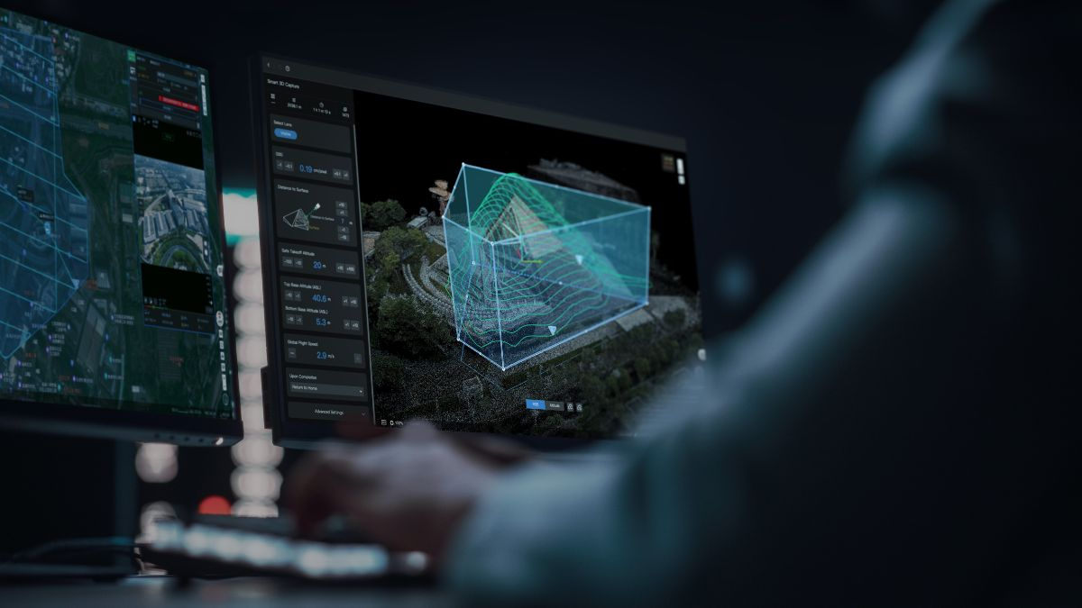 DJI Matrice 4D Terra Software in Use drone