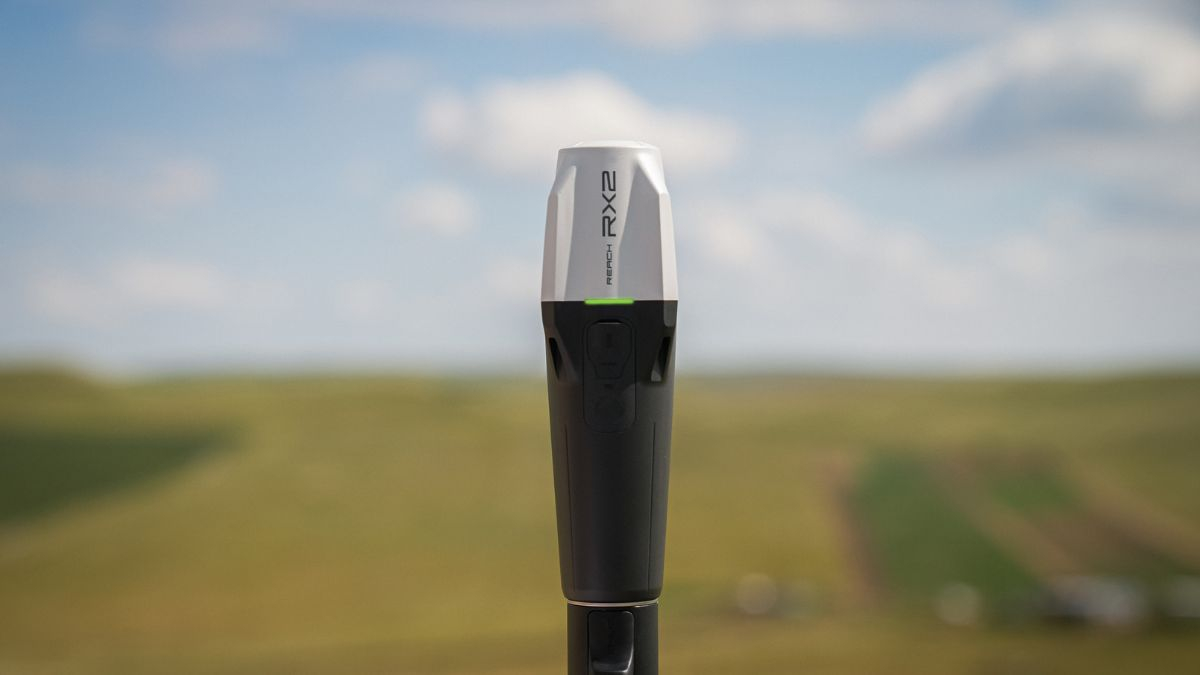 Emlid Reach RX2 GNSS receiver in the field
